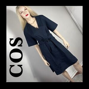 COS Navy Blue Dress